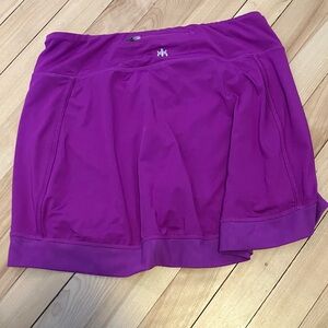 Women's Purple Athletic Skort - Performance Active Short - Tennis skirt